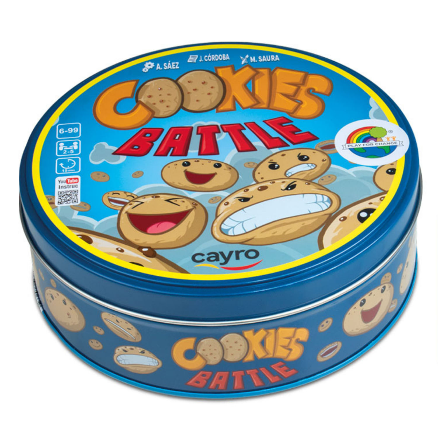 Juego De Mesa Cookies Battle En Lata Cayro
