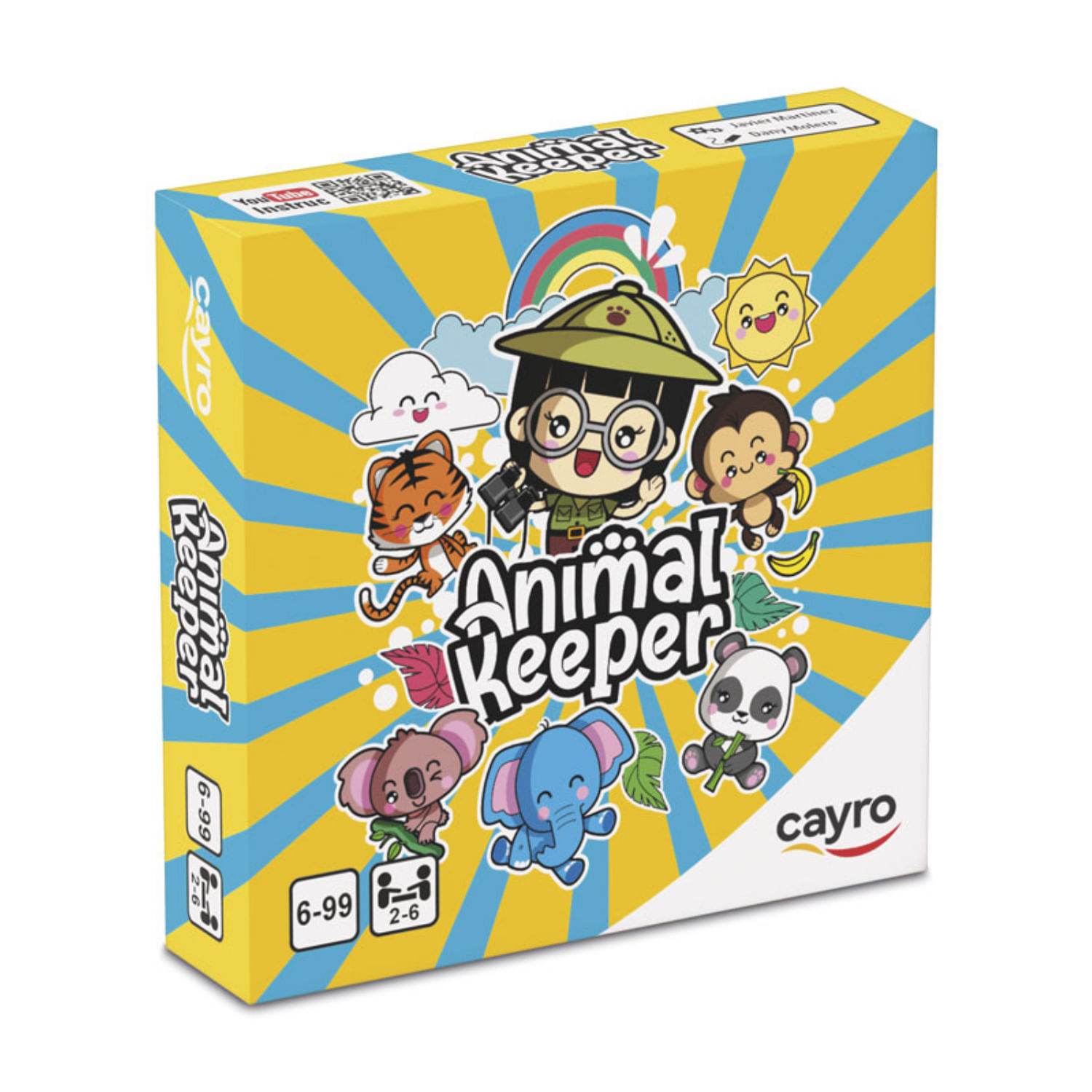 Juego De Cartas Animal Keeper Versión Mini Travel Size Cayro