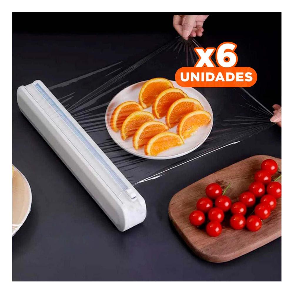 Pack6 Producto Dispensador para Film y Papel Aluminio en Cocina del Hogar YPapel Regalo