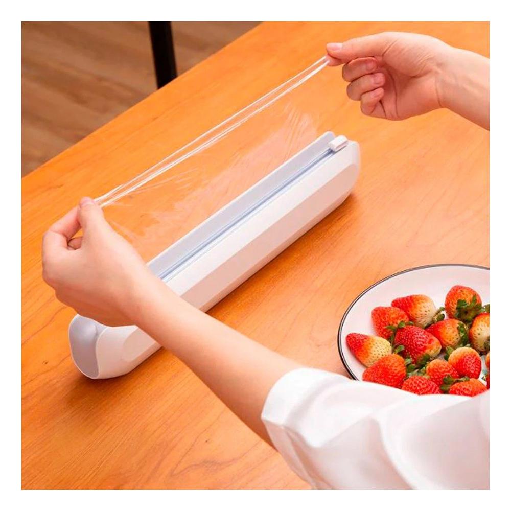 Aparato Dispensador para Film y Papel Aluminio con Uso Sencillo en Cocina YRegalo Sticker