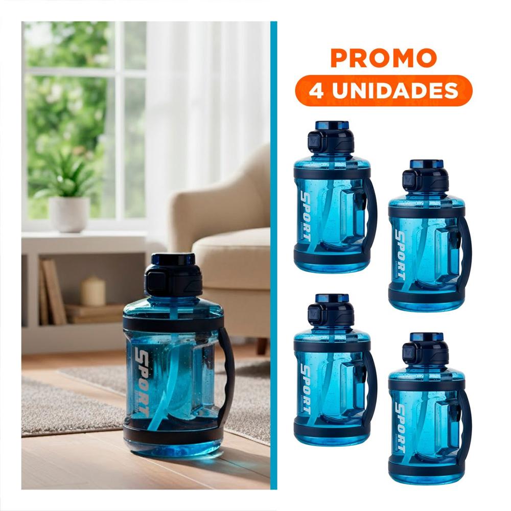 Pack4 Contenedor Portatil que Acompana tu Ritmo Activo Azul