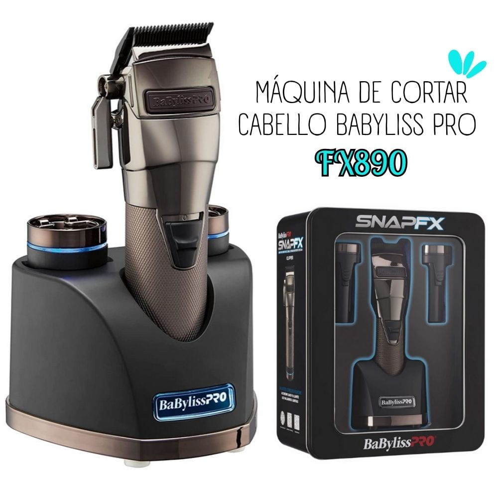 Maquina de Cortar Cabello BabylissPro SNAPFX FX890 - GRIS