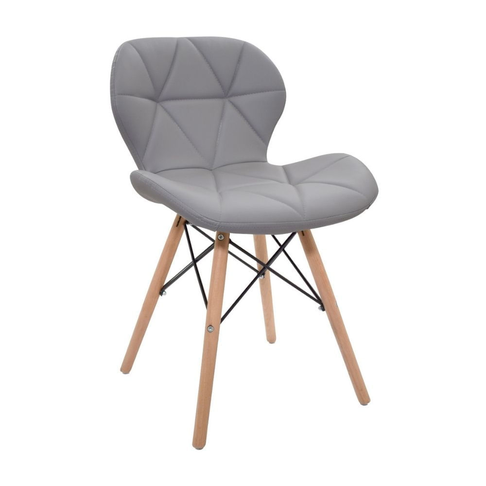 Silla Decorativa Mariposa Gris