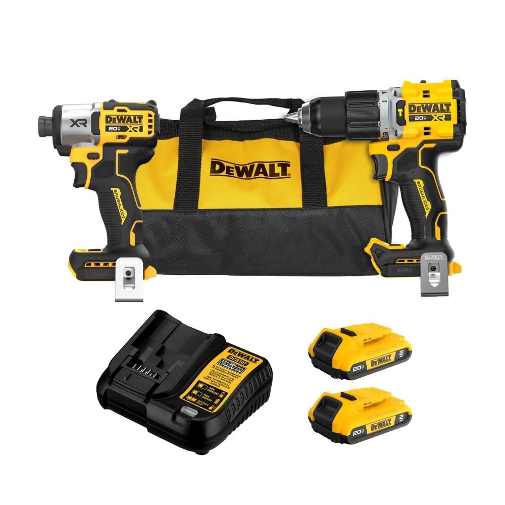 Taladro + Atornillador + 2 Baterías + Cargador + Maleta Dck250d2 Dewalt