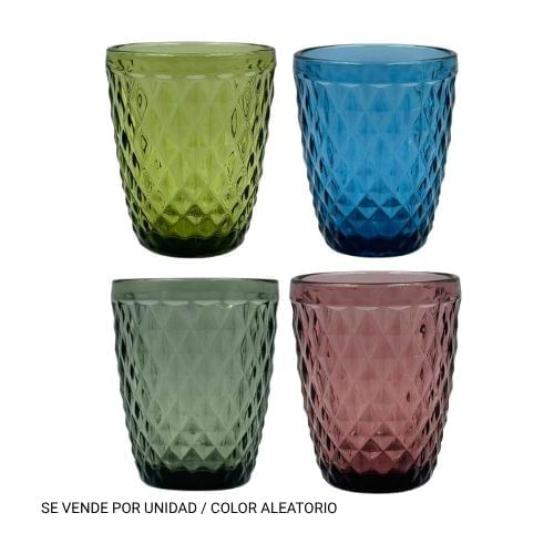 Vasos Tumbler de Vidrio Orange - Colores Aleatorio