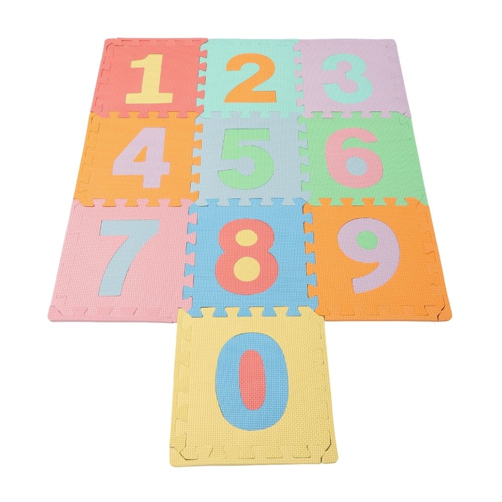 Piso Microporoso Numeros 10 Piezas