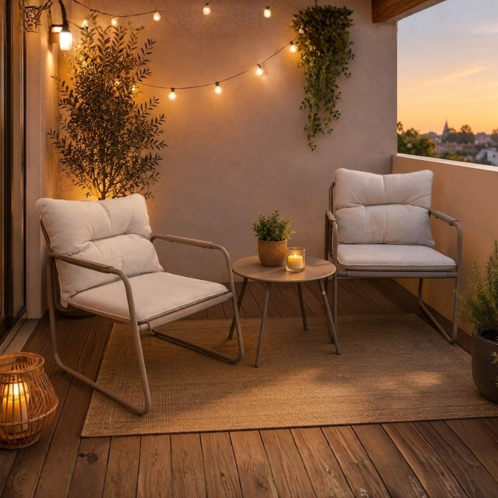 Set de Terraza Niza 3 Piezas Balconero