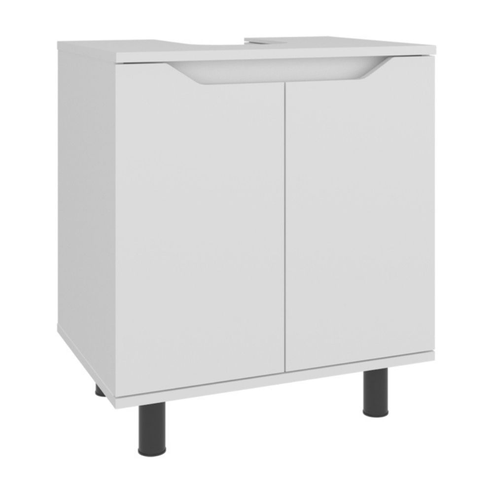 Mueble Lavamanos 2 Puertas Marlo Blanco 63x55x41.3cm Tuhome