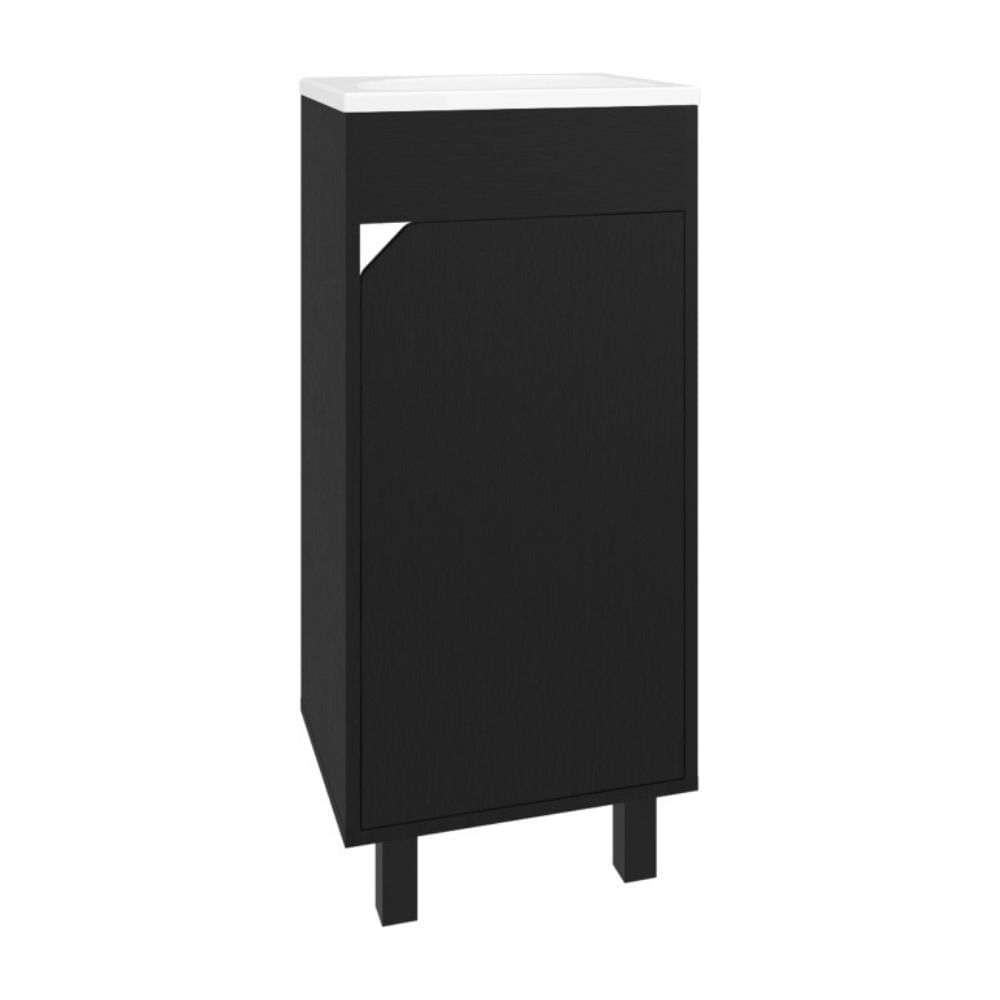 Vanitorio 1 Puerta Bethel Wengue 86.4x40x32.5cm Tuhome