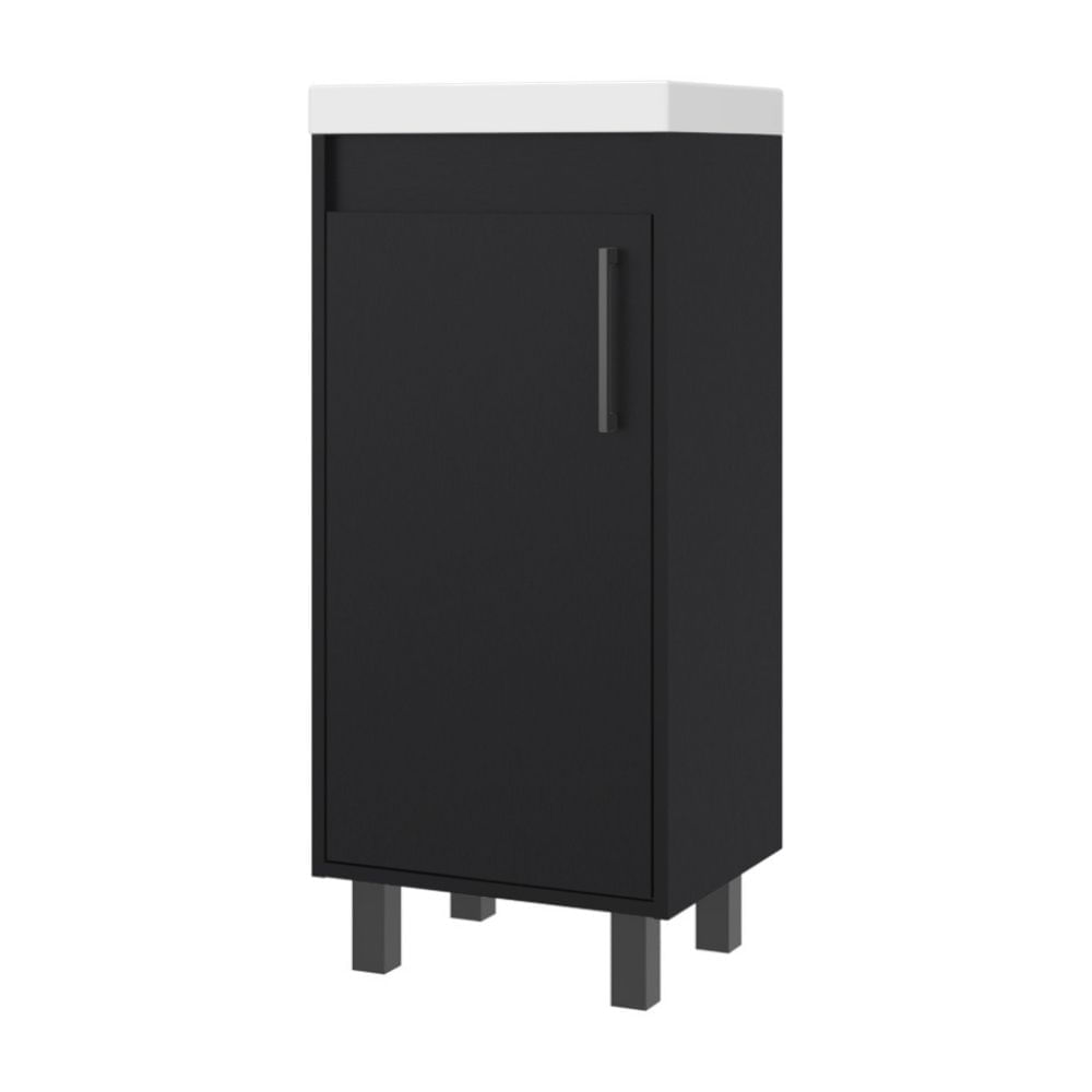 Vanitorio 1 Puerta Oxford Wengue 86.4x39.6x32.5cm Tuhome