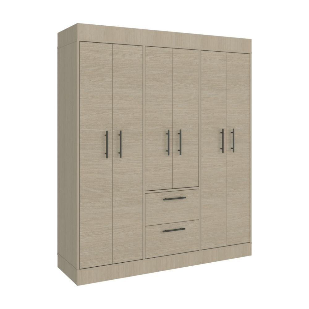 Ropero 6 Puertas 2 Cajones 150vm Cartagena y Wengue Tuhome