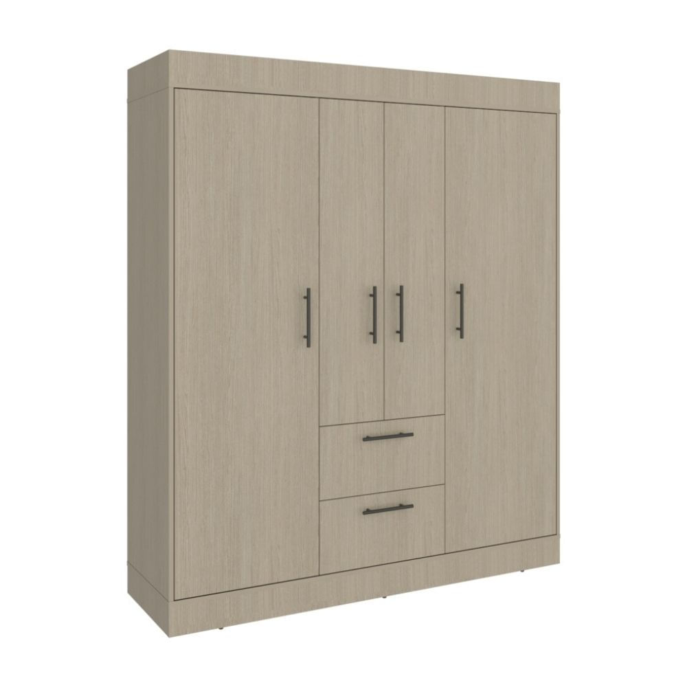 Ropero 4 Puertas 2 Cajones 150vm Cartagena y Wengue Tuhome