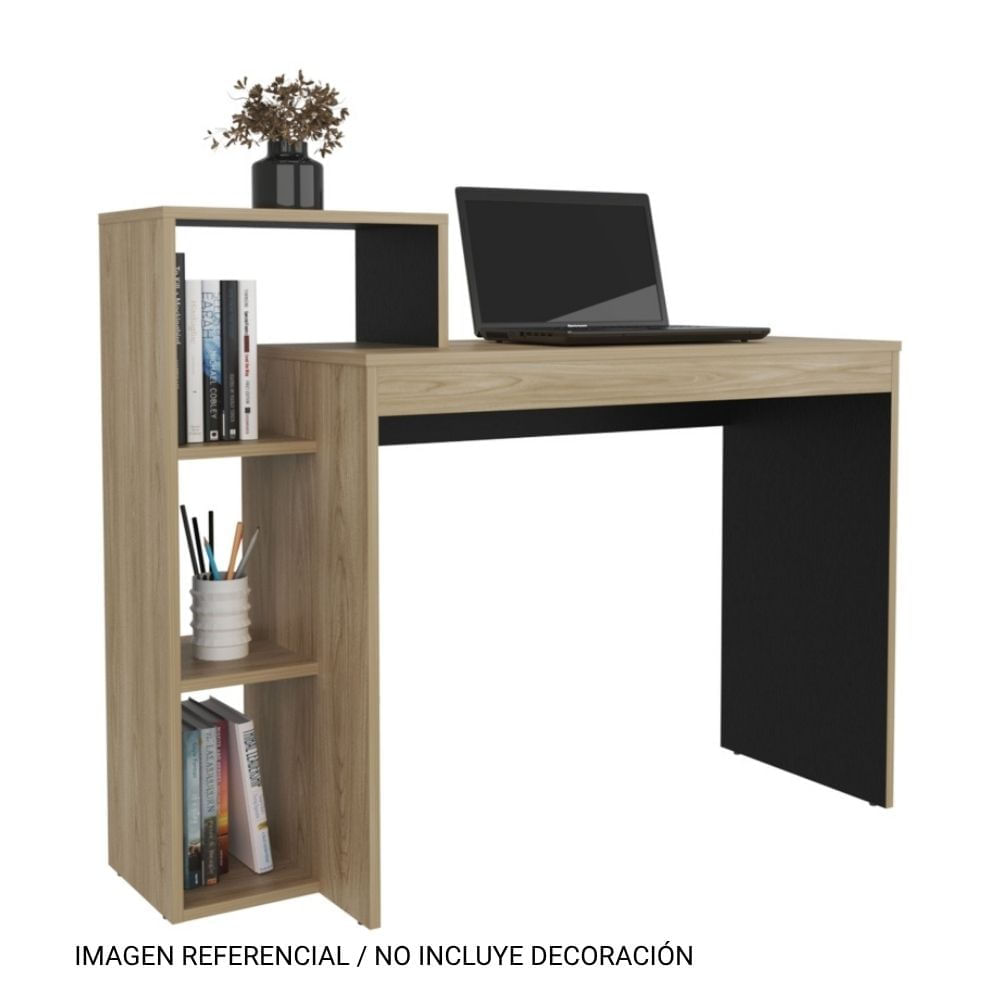 Escritorio Biblioteca Britt y Wengue 90x110x40 Tuhome