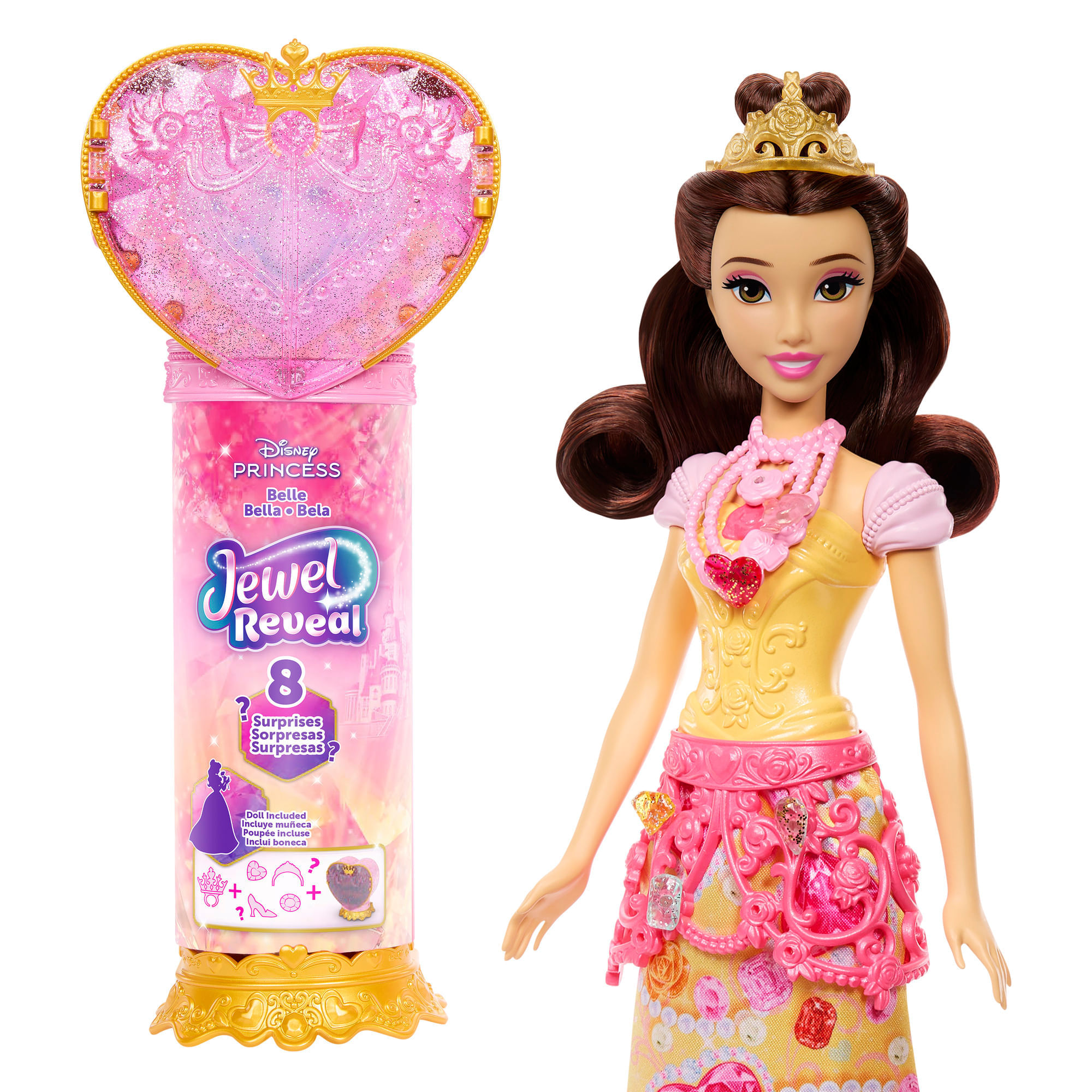 Muñeca DISNEY PRINCESS Reveal Bella