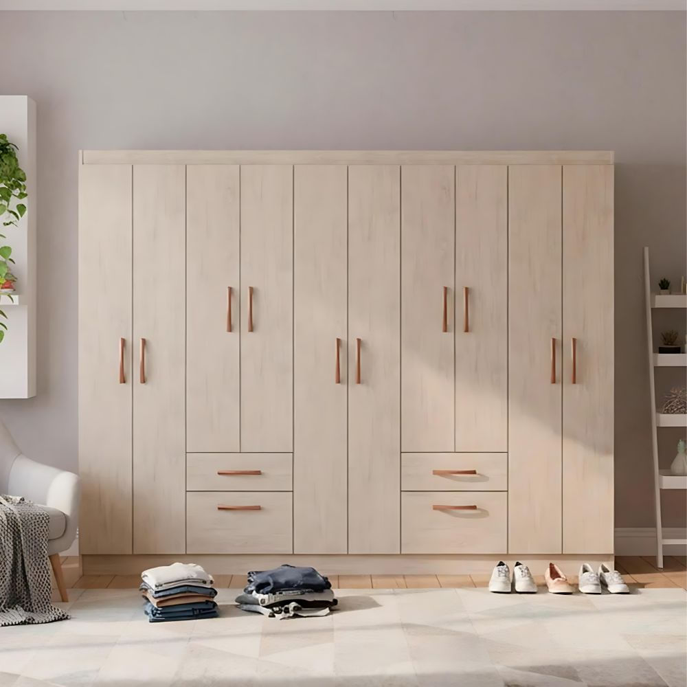 Ropero Akai 10 puertas Beige - Masiva Home