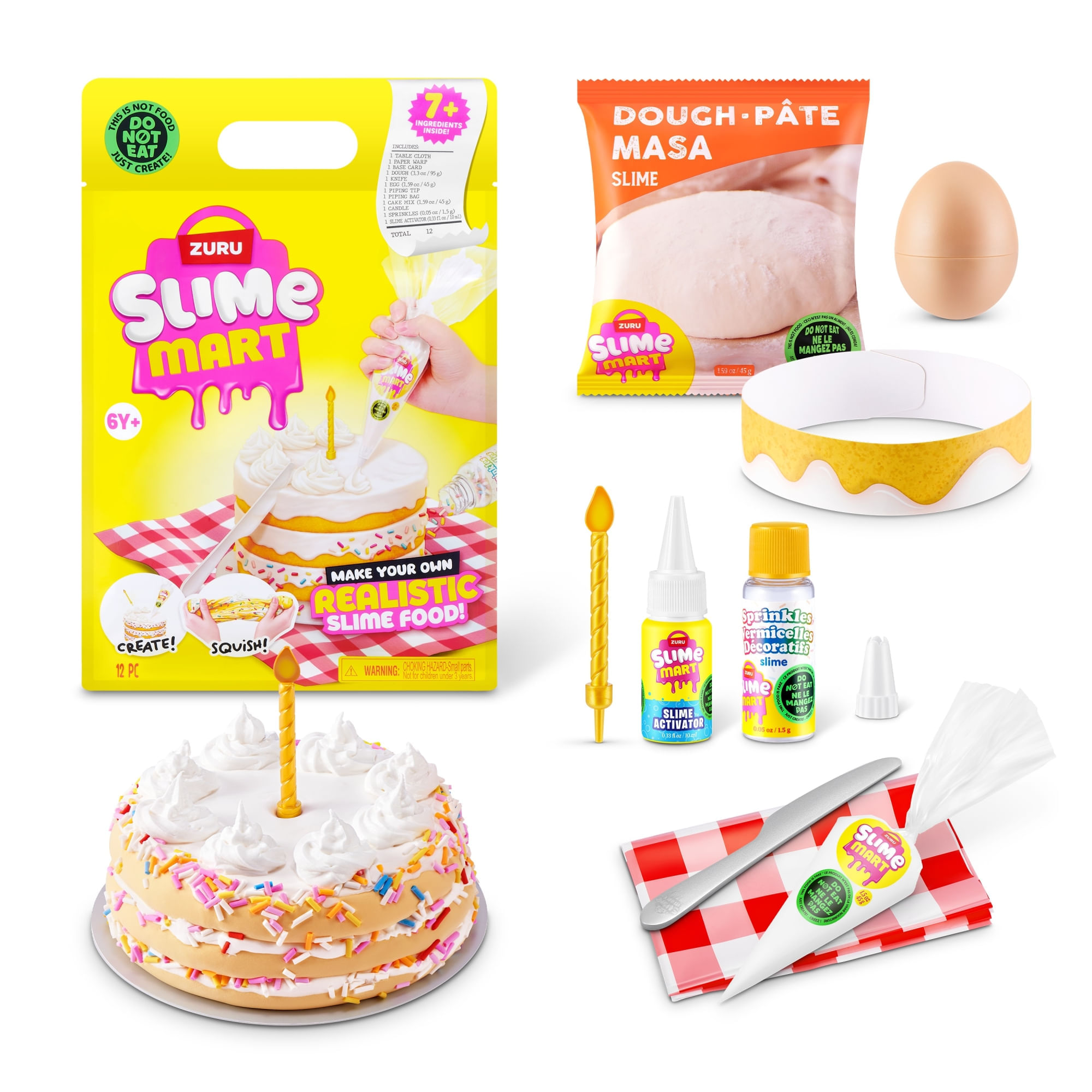Set de Juego SLIME Torta de Cumpleaños