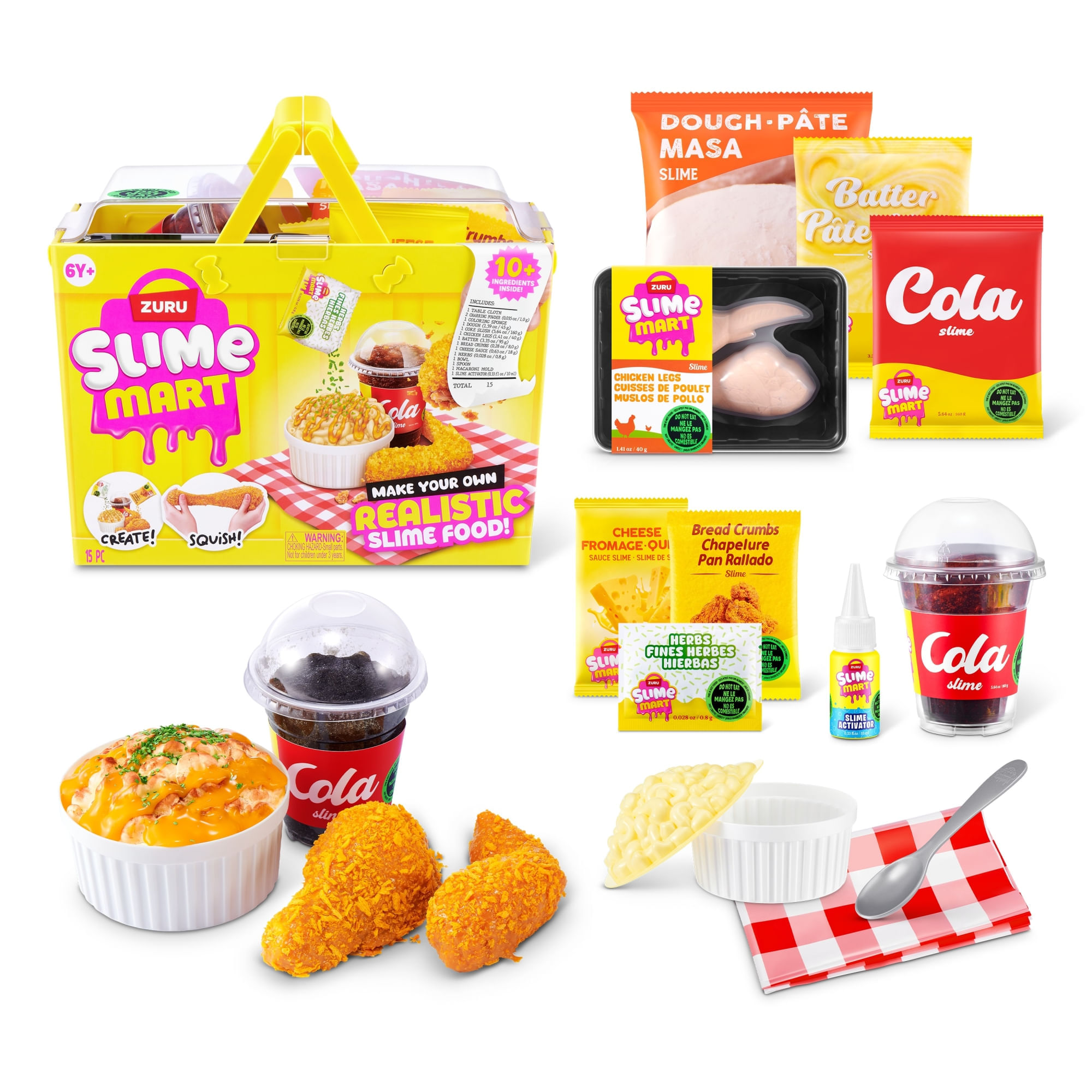 Set de Juego SLIME MART Fast Food