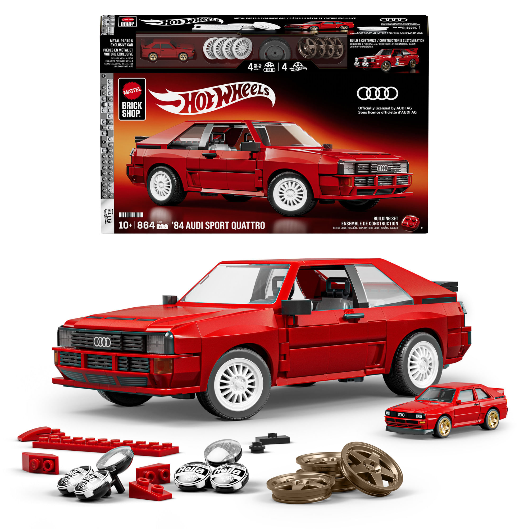 Set de Construcción MATTEL BRICK SHOP Elite Audi 84