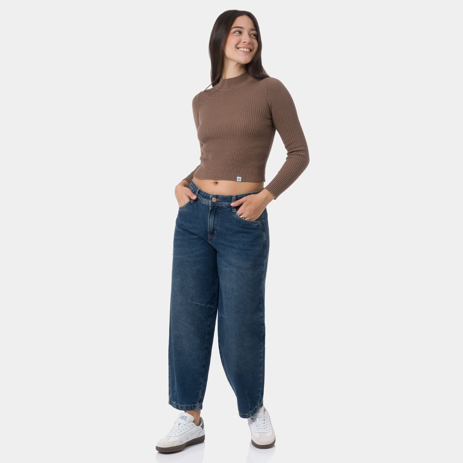 Jean Mujer Xenae 1 Fits Me Baggy Azul 28