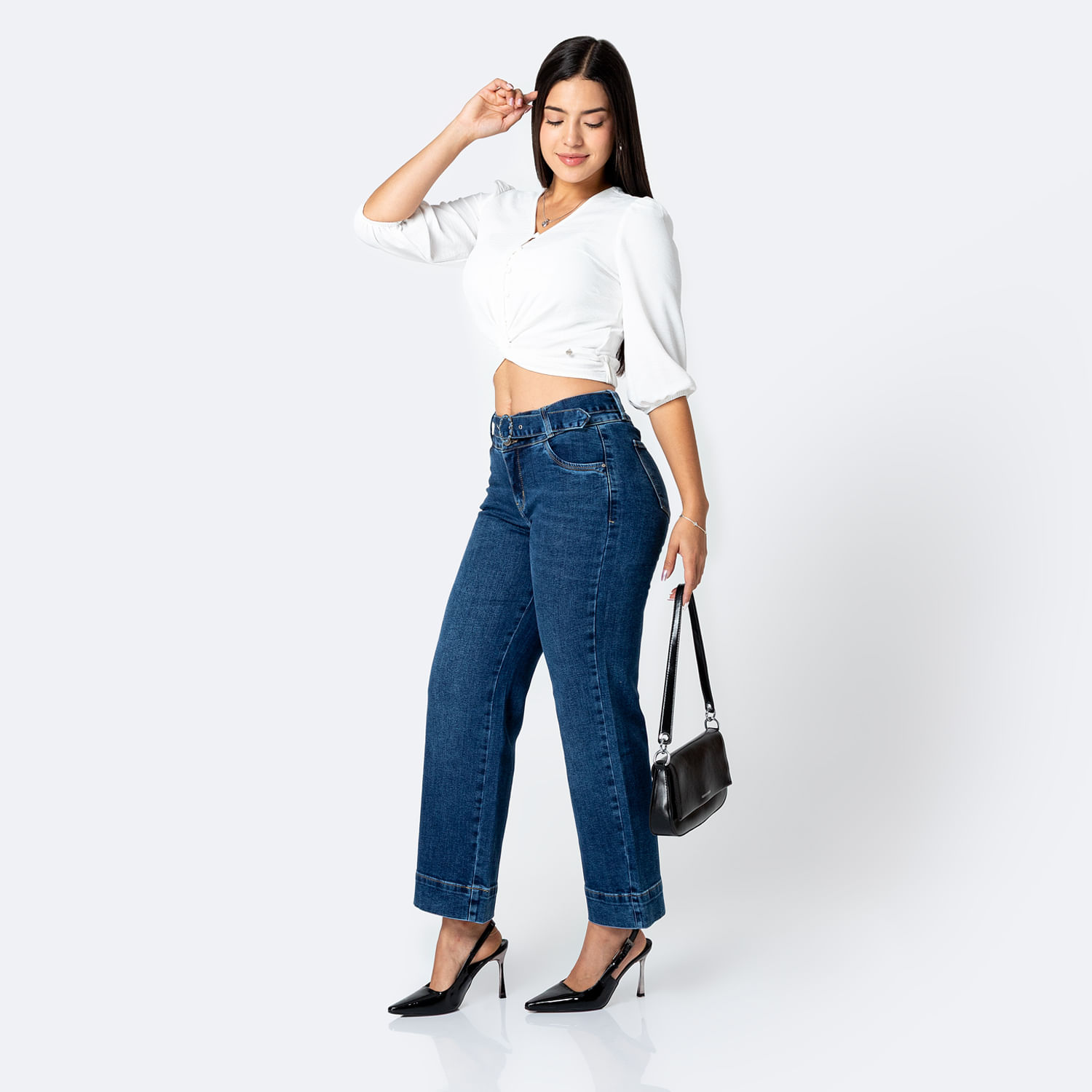 Jean Mujer Luniva Pionier Straight Azul 32