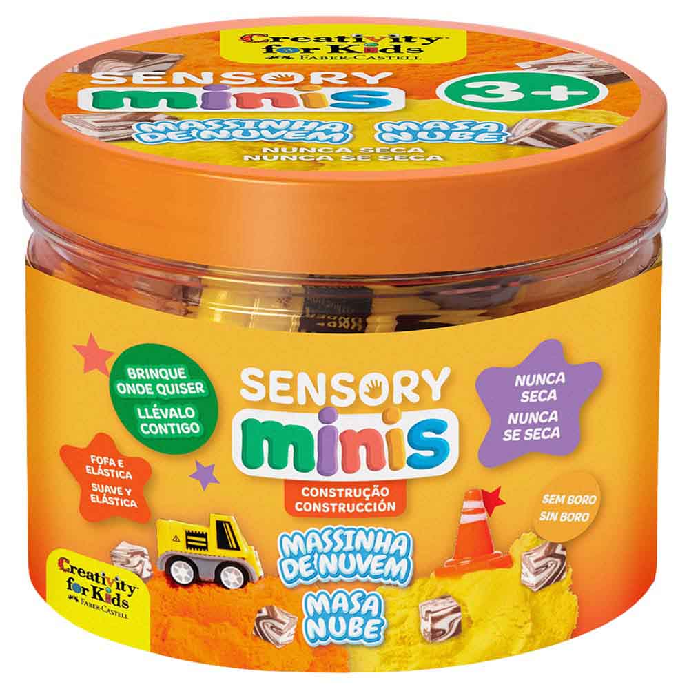 Kit Sensorial FABER-CASTELL Creativity For Kids Construcción