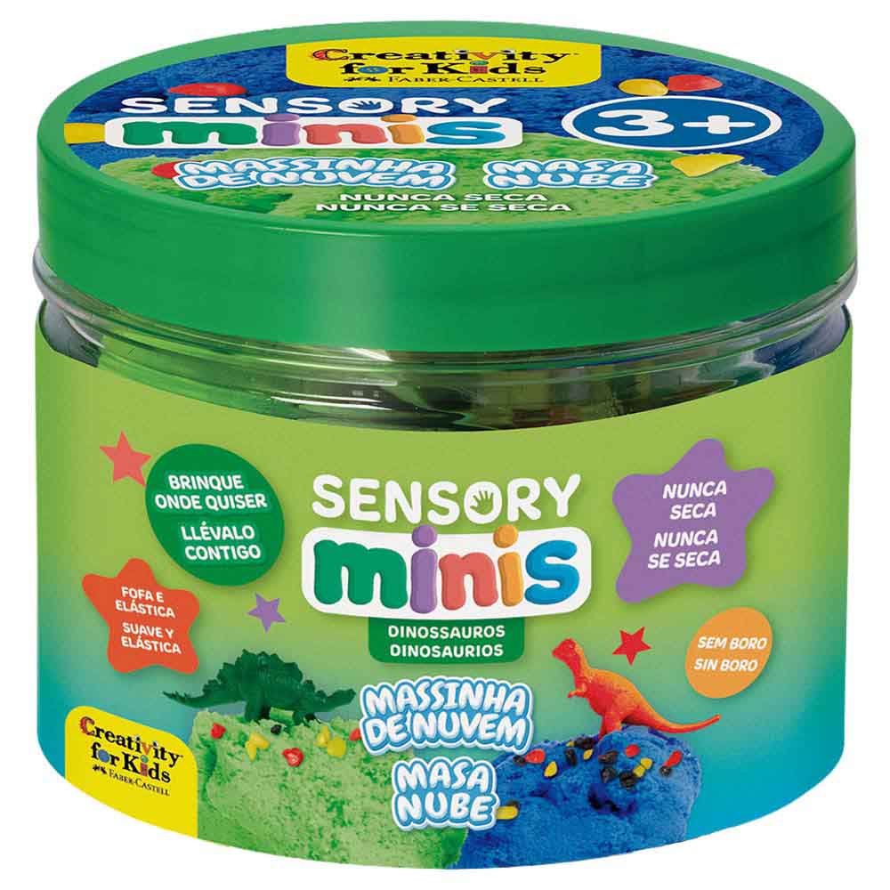 Kit Sensorial FABER-CASTELL Creativity For Kids Dinosaurios