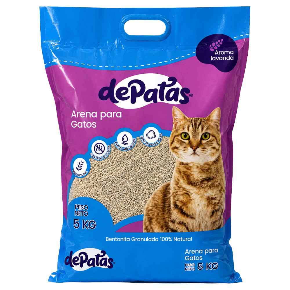 Arena para Gato DE PATAS Bolsa 5Kg
