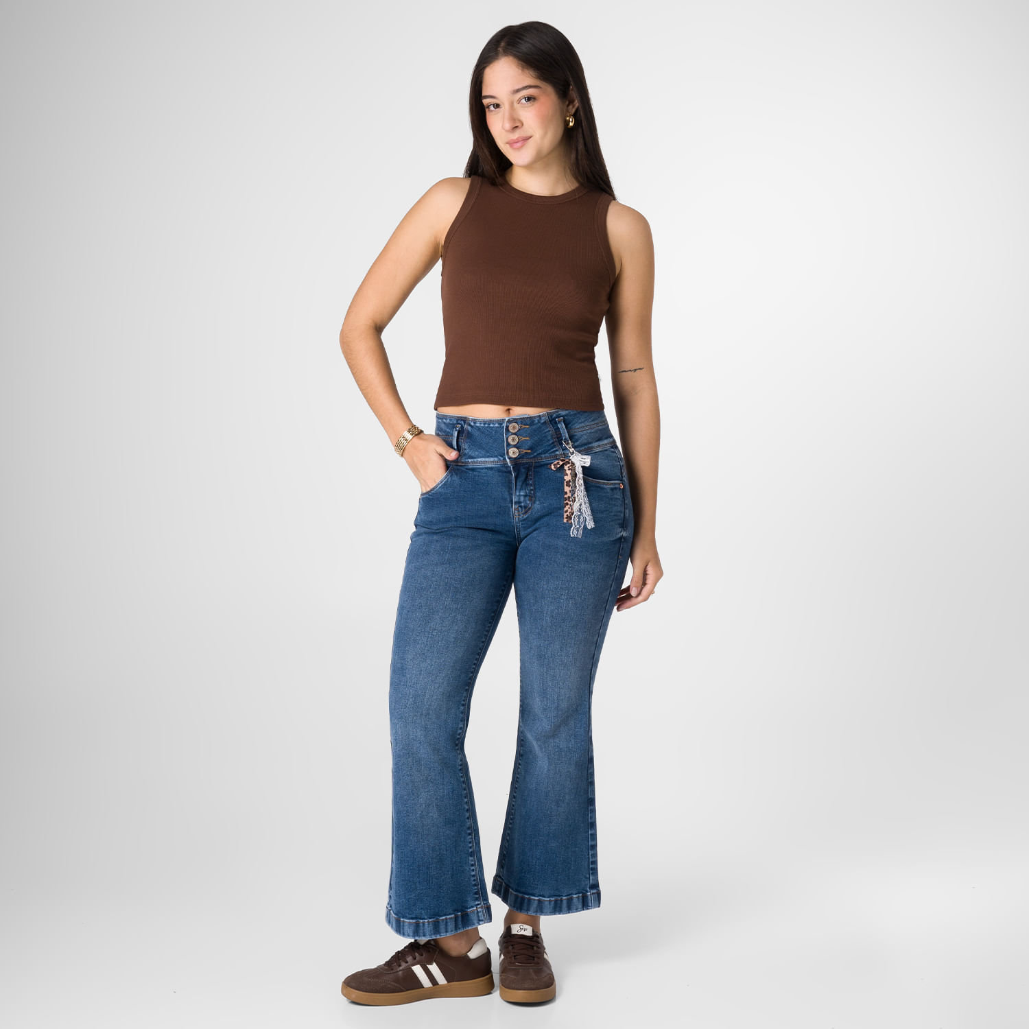 Jean Mujer Lexih Squeeze Wide Leg Azul 30