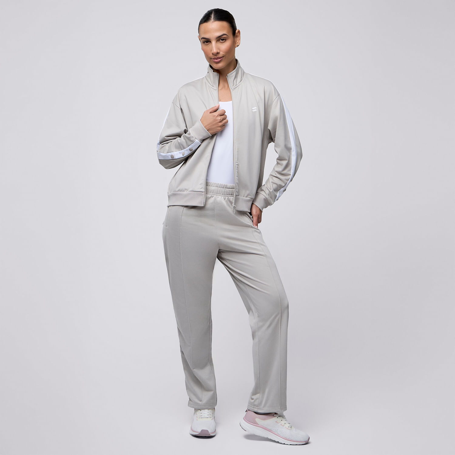 Conjunto Buzo Deportivo Mujer Botones Podium Arena S