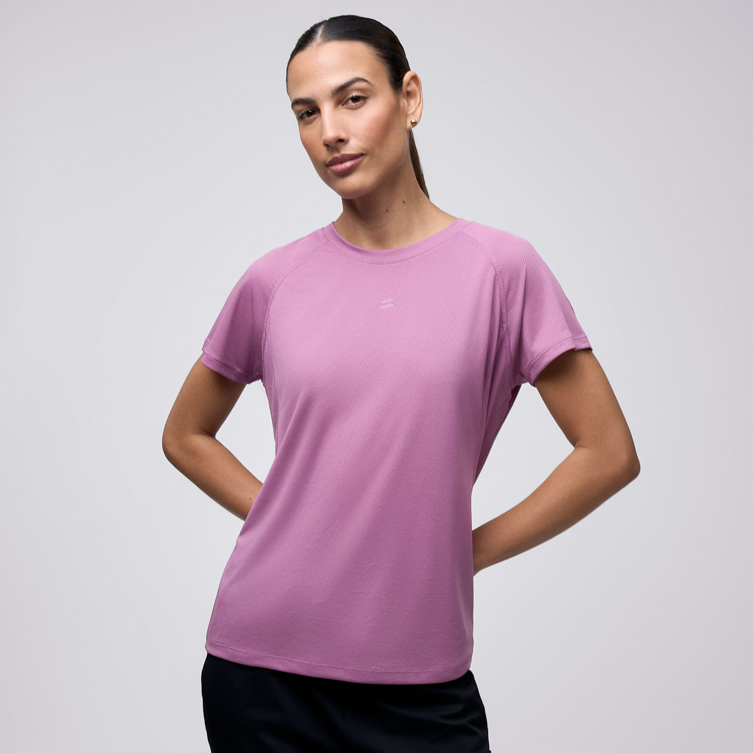 Polo Deportivo Mujer Manga Corta Jhoss Podium Palo Rosa M