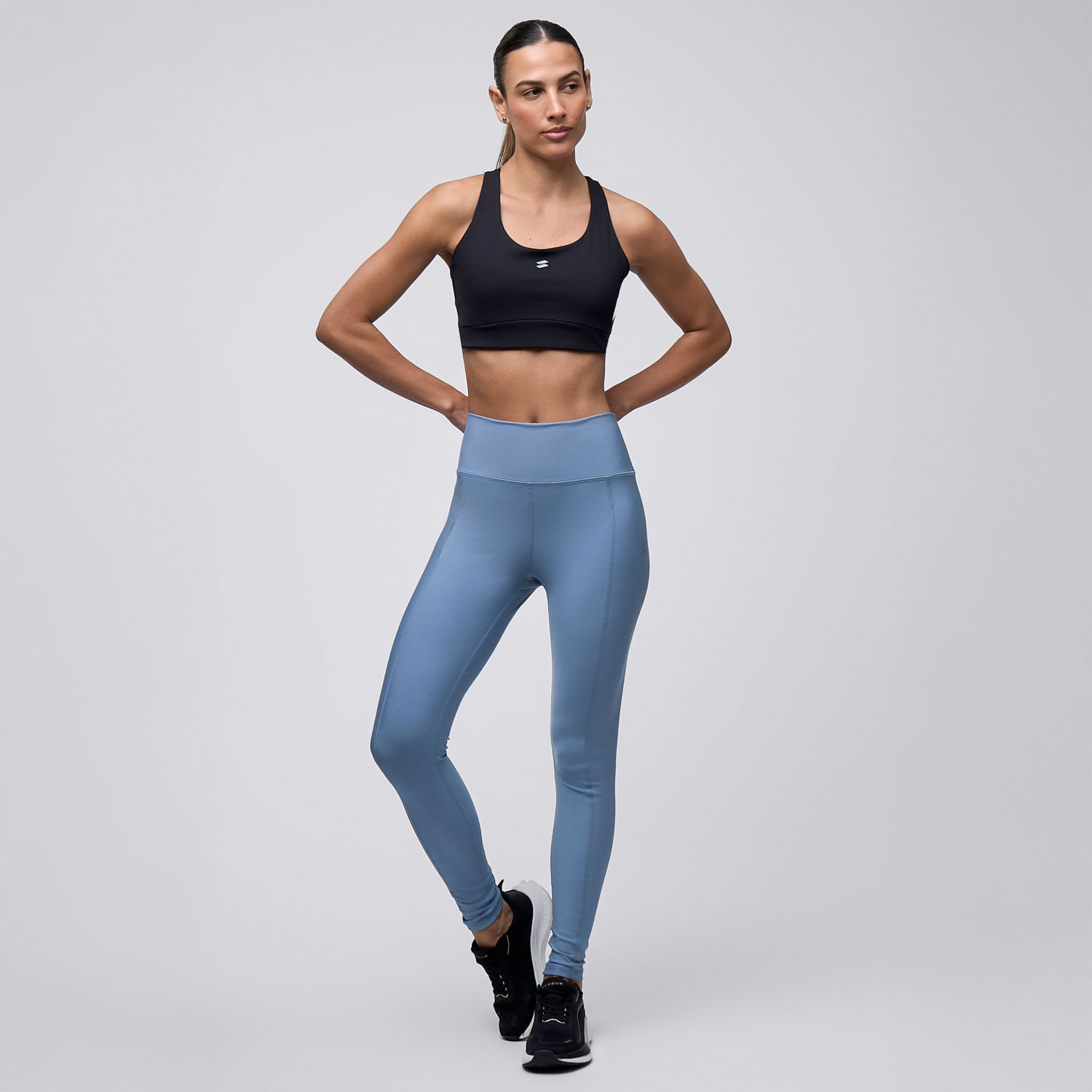 Mallas Deportivas Mujer Podium Azul Xl