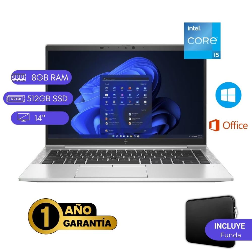 Reacondicionado Laptop  HP EliteBook 840 G8 Core i5 11va 8GB RAM 512GB SSD 14""