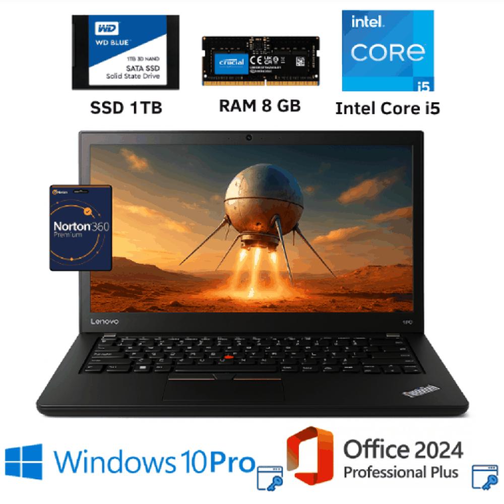 Laptop Thinkpad L440 Core I5 8GB Ram 1TB SSD Office 2024 PP Windows 10 Pro Norton 360