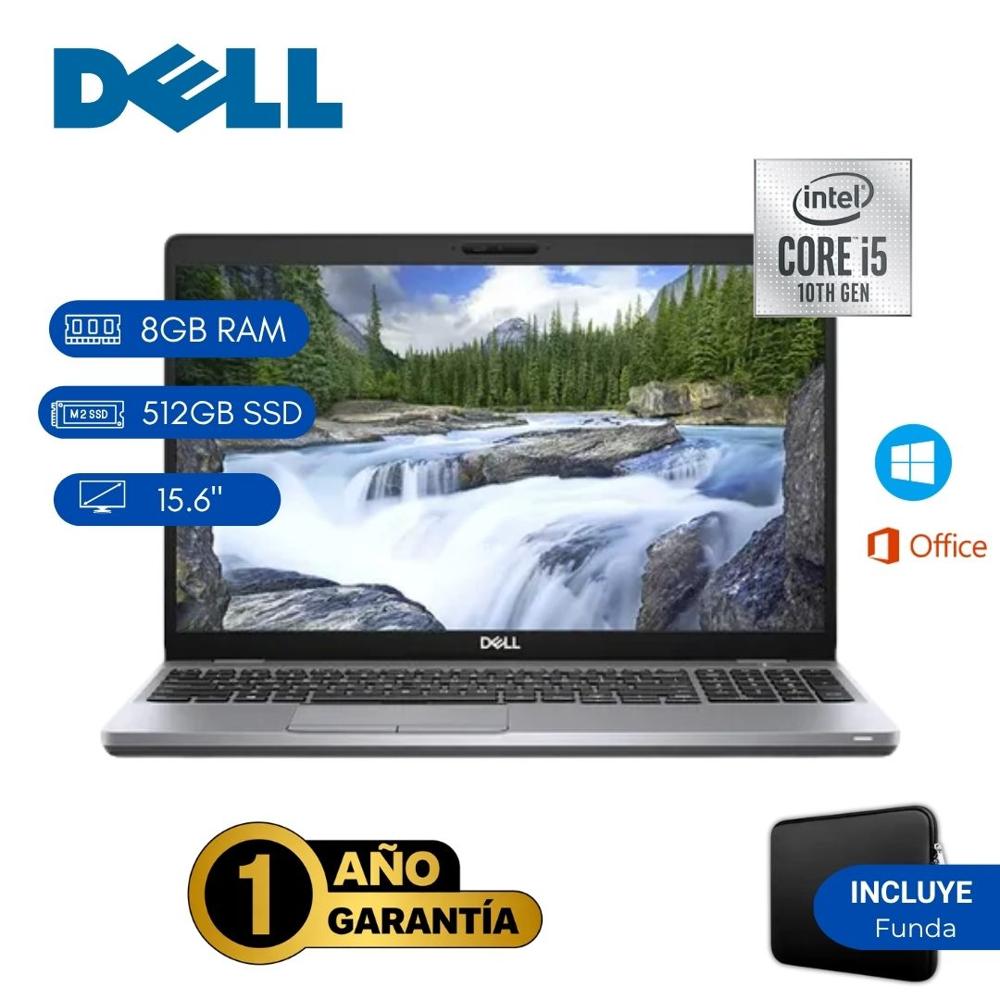 Reacondicionado Laptop  Dell Latitude 5510 Core i5 10ma 8GB RAM 512GB SSD 15.6""