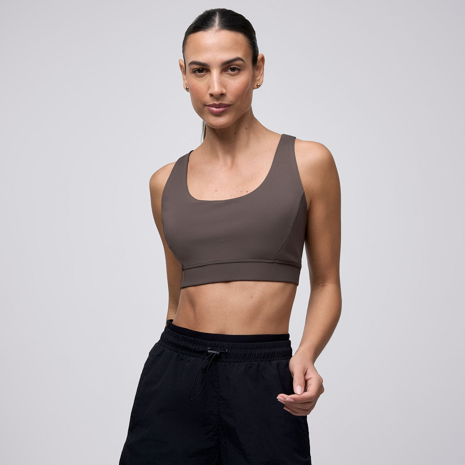 Top Deportivo Mujer Bas Podium Chocolate S