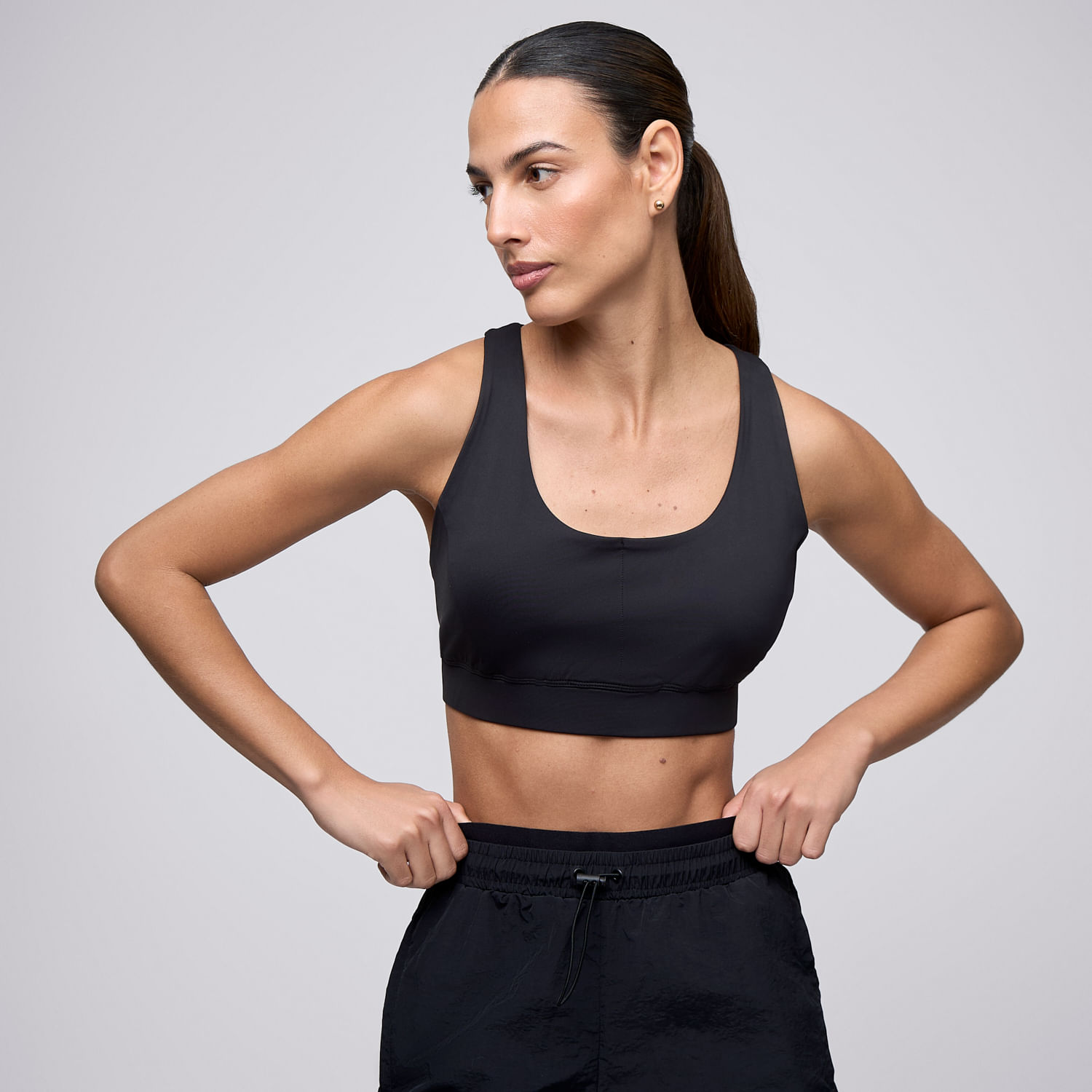 Top Deportivo Mujer Bas Podium Negro M