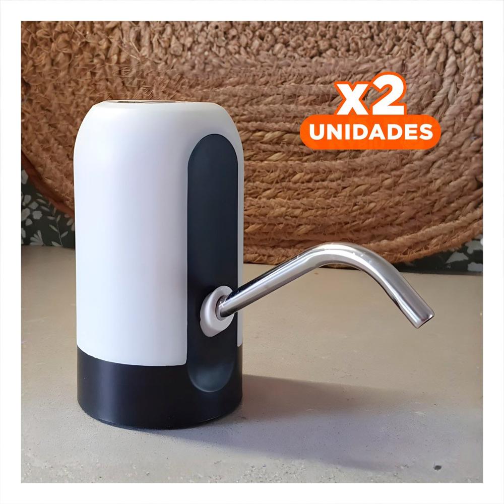 Pack2 Bomba de Agua Recargable de Color Blanco con Funcion Electrica