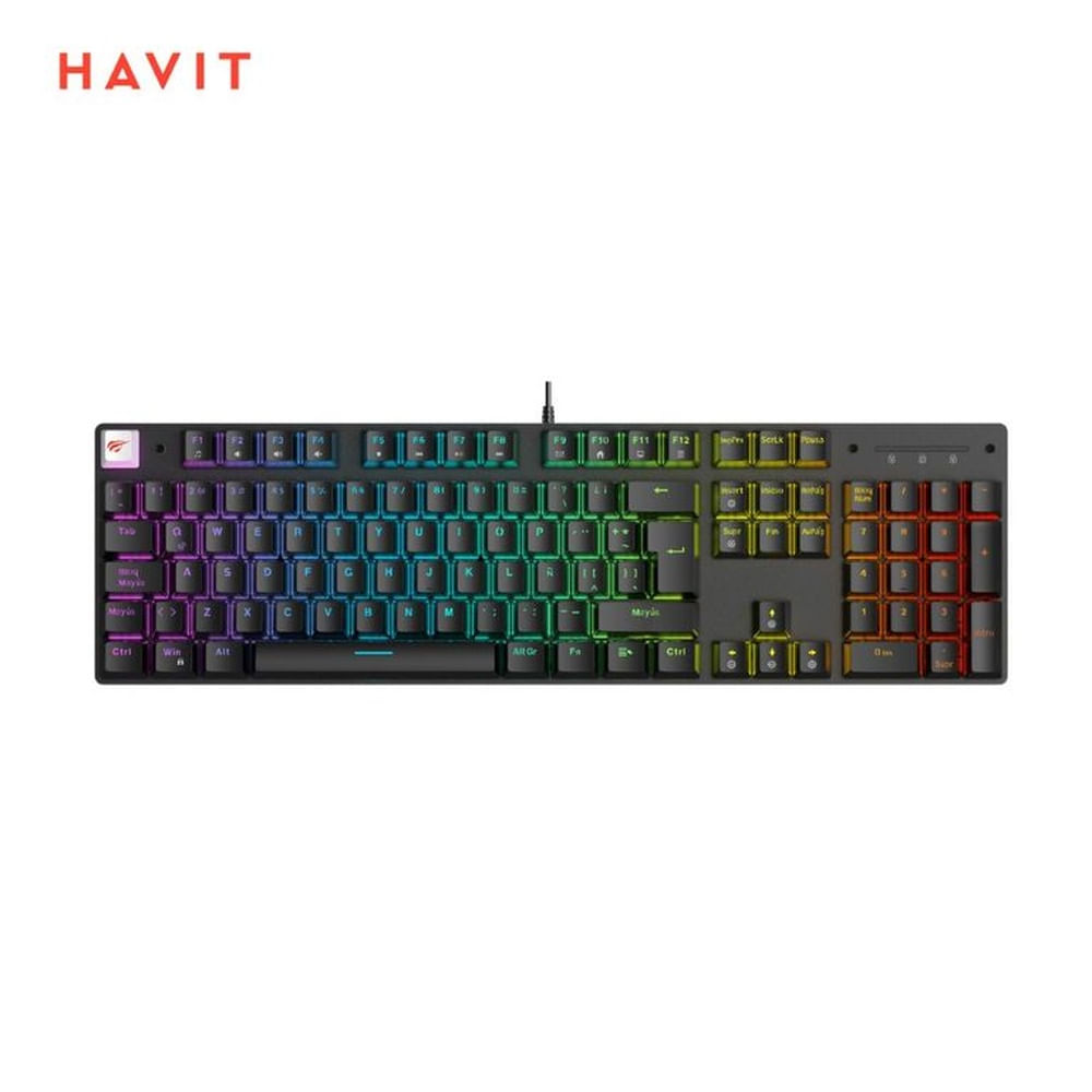 Teclado Gamer Mecánico Havit Gamenote KB432L Negro