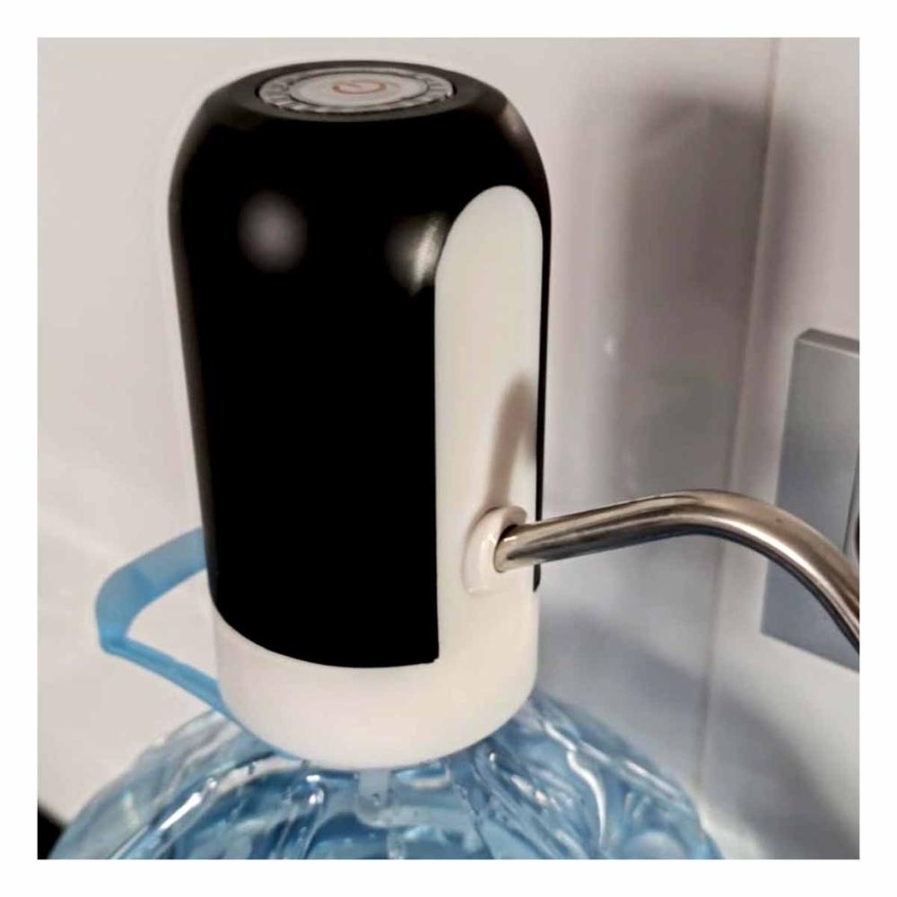 Dispensador Electrico de Color Negro Recargable para Agua en Cocina Y Papel Regalo