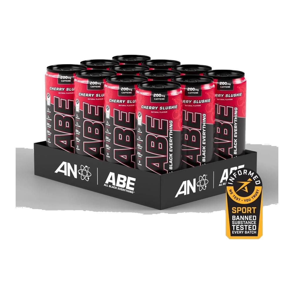ABE Performance Energy Drink X12 330 ml X12UN - Applied Nutrition ABE Performance Energy Drink X12 330 ml Cherry Slushie Applied Nutrition