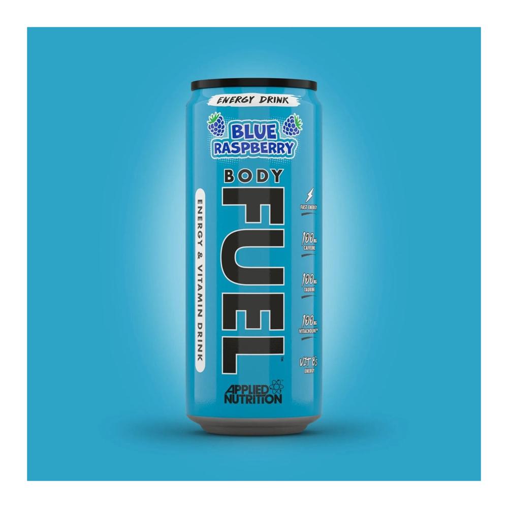 Body Fuel Energy Drink Lata 330 ml Applied Nutrition Body Fuel Energy Drink Lata 330 ml Blue Rasperry Applied Nutrition
