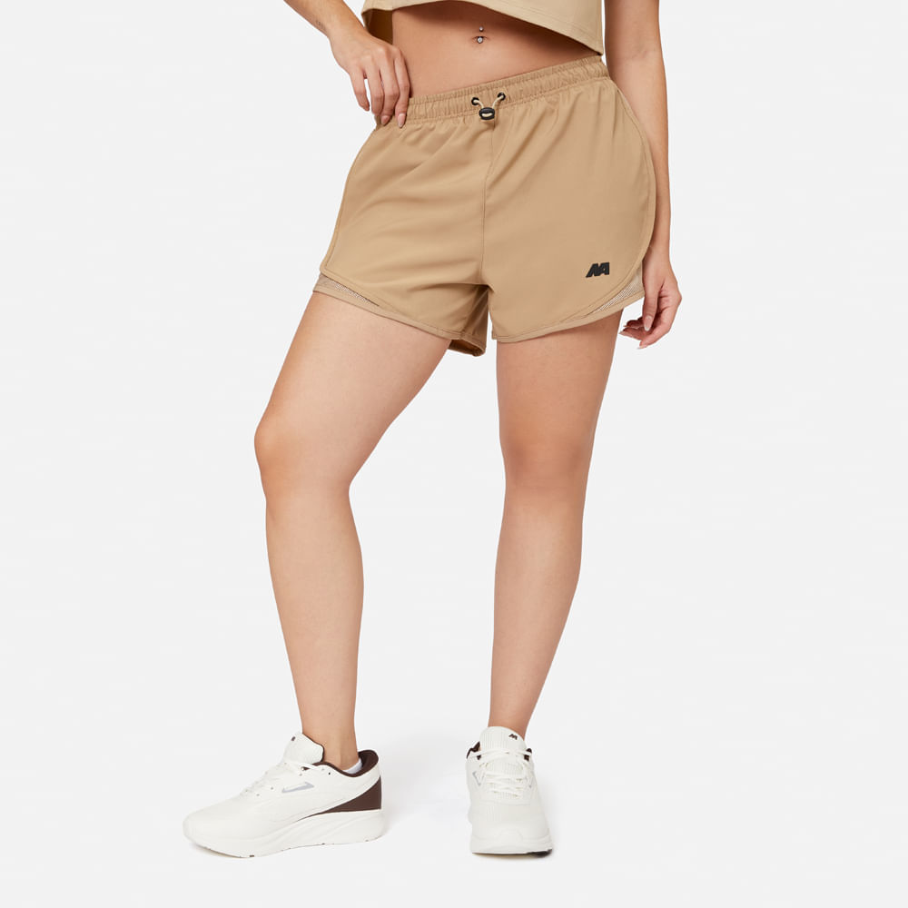 Ropa Deportiva New Athletic Short Moana 316-8080 para Mujer 0M Beige