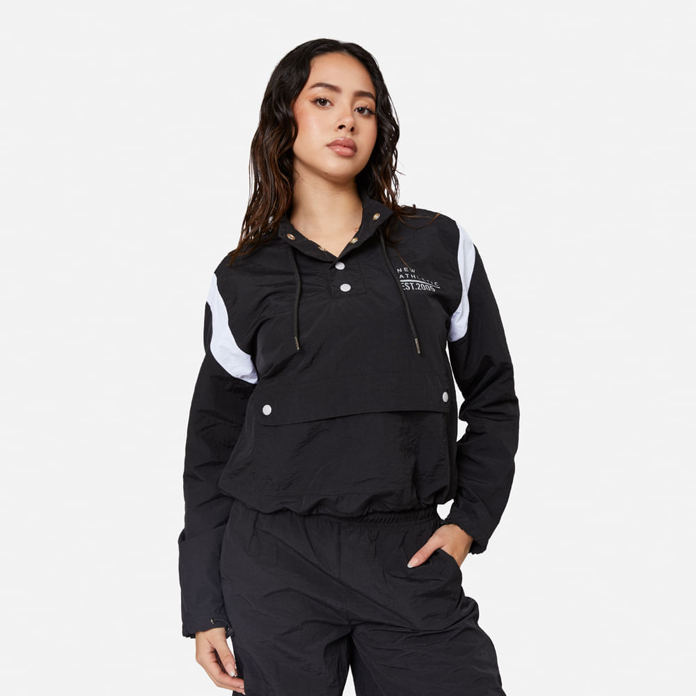 Ropa Urbana New Athletic Cortaviento Alondra 007-0202 para Mujer 0S Negro