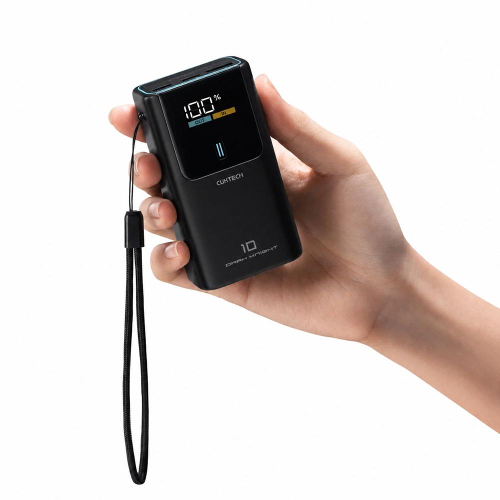 Batería Externa 10000mAh 55W Carga Rápida 3 Puertos USB-C y USB-A