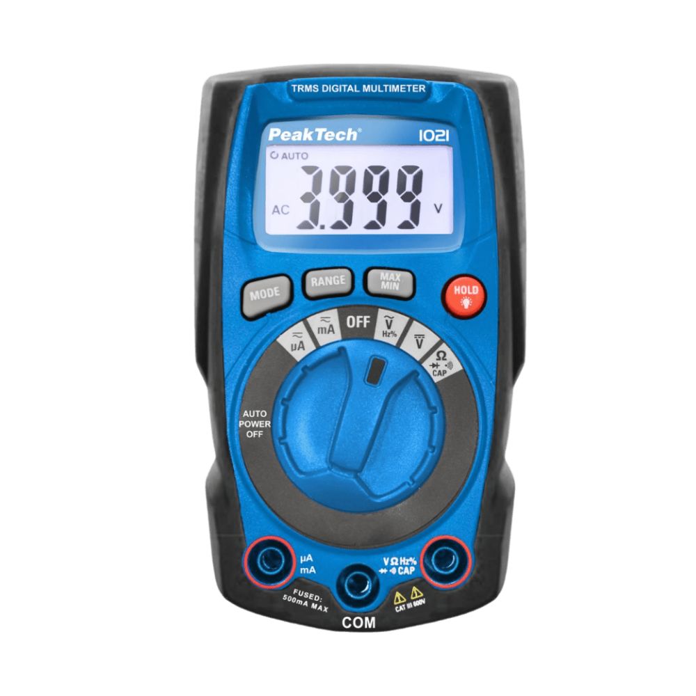 MULTIMETRO DIGITAL P1021 PEAKTECH PORTATIL 4000 COUNTS - P1021