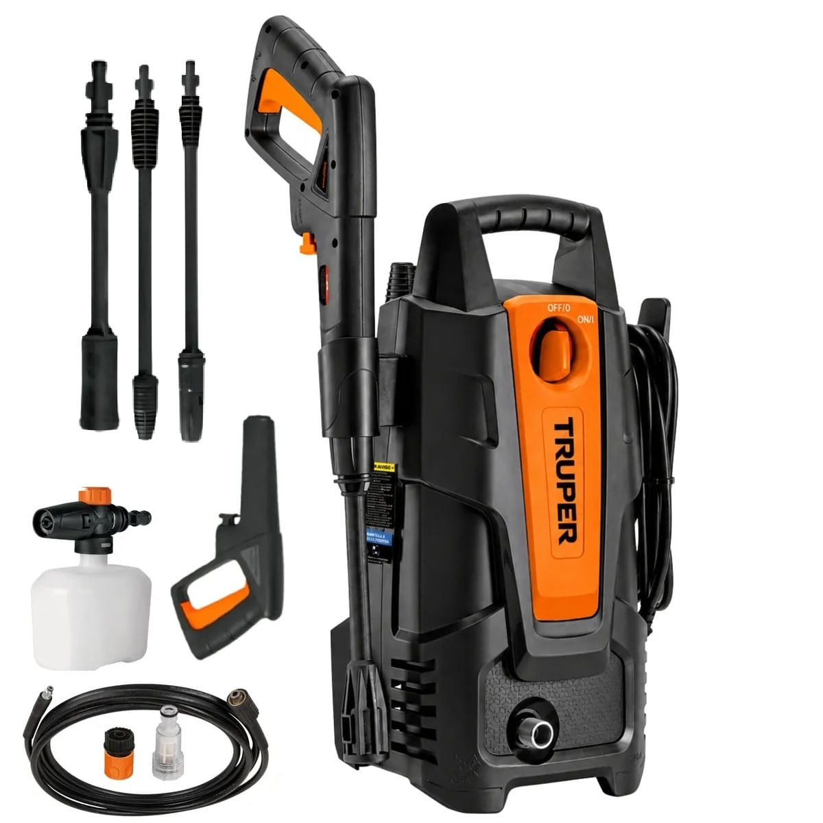 Hidrolavadora Eléctrica Portatil 1400W 1500PSI TRUPER 102095