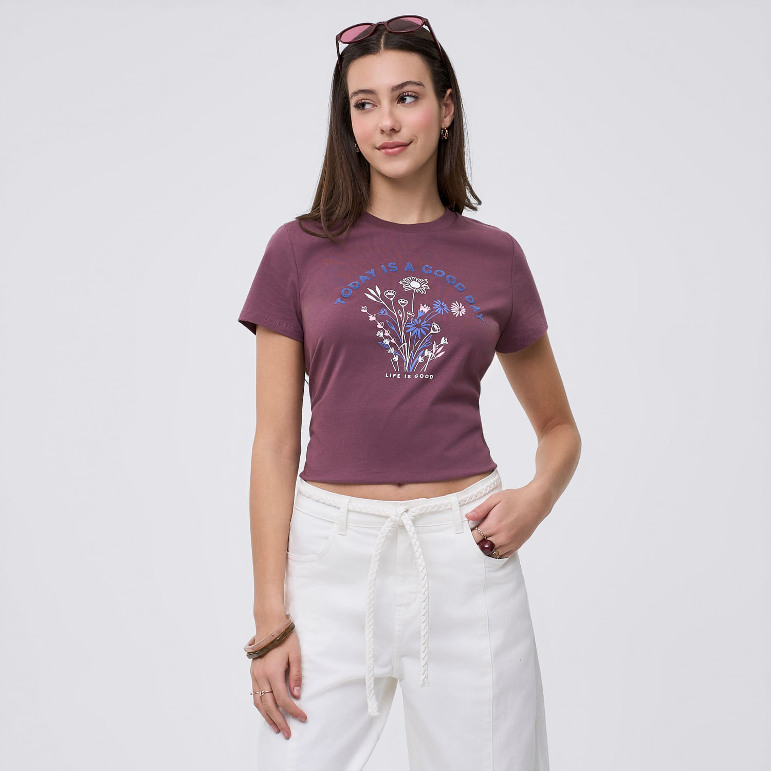 Polo Mujer Aerie 5 Amc Uva L