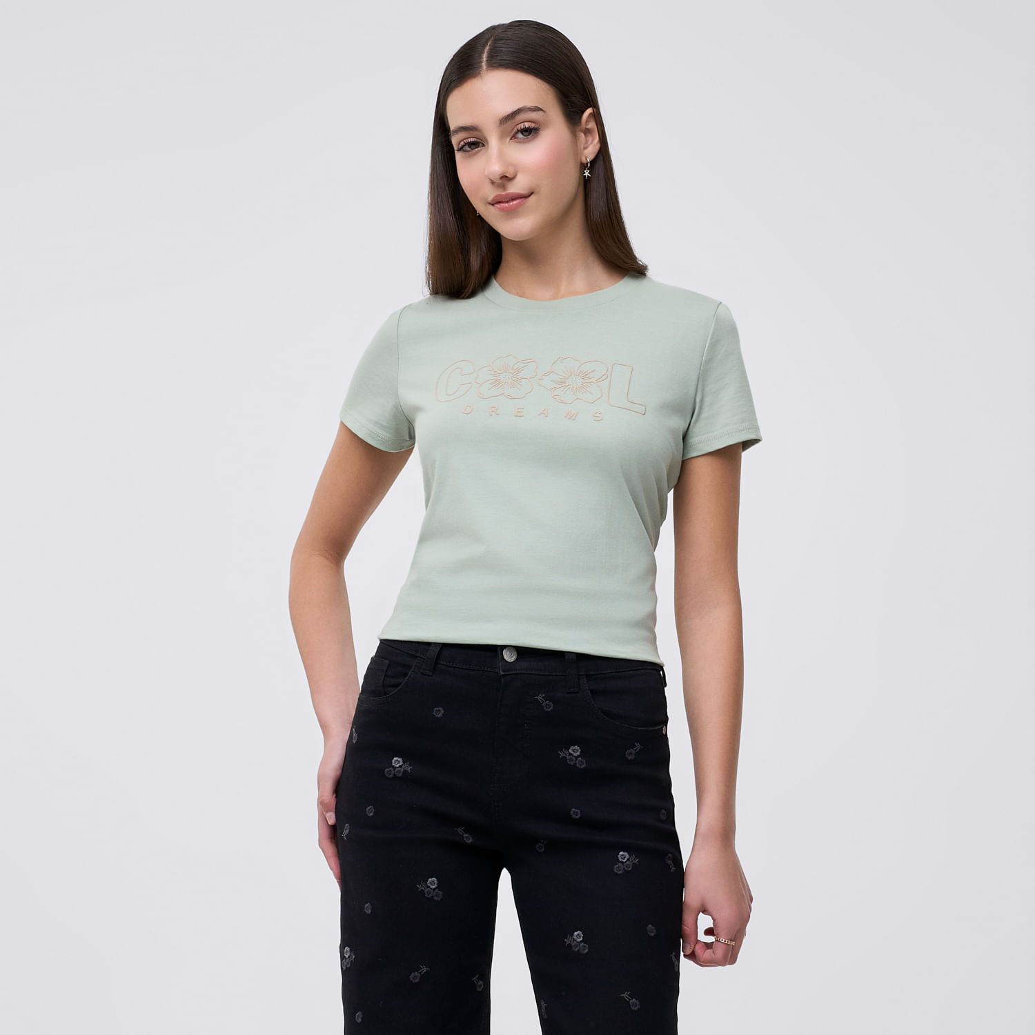 Polo Mujer Aerie 5 Amc Verde Agua M