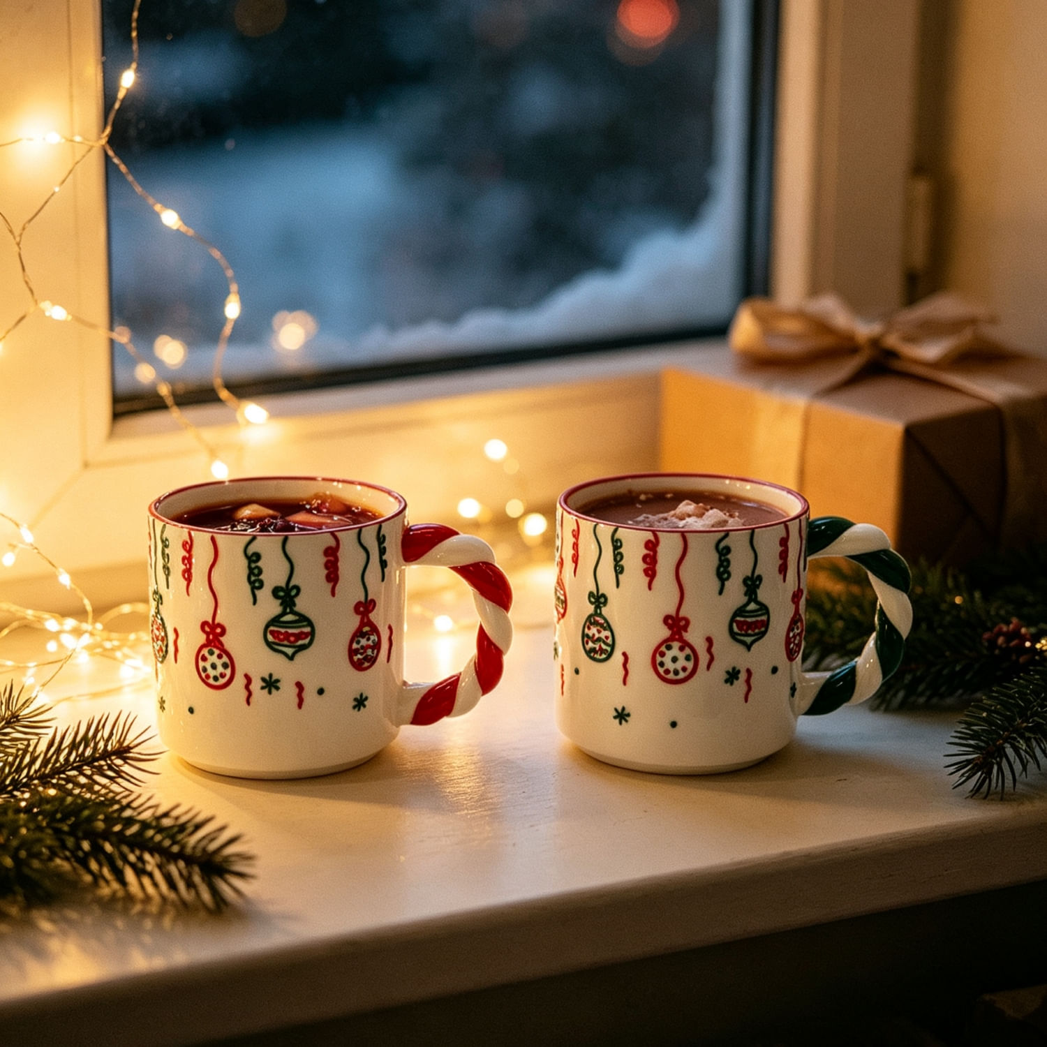 Taza Adornos Set X2 13.5Cm