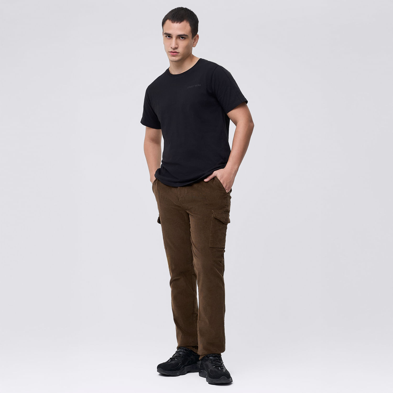 Pantalón Hombre Cord Hypnotic Marrón Talla 36
